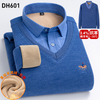 Camisola masculina de malha de lã