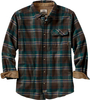 Camisa masculina de flanela Buck Camp