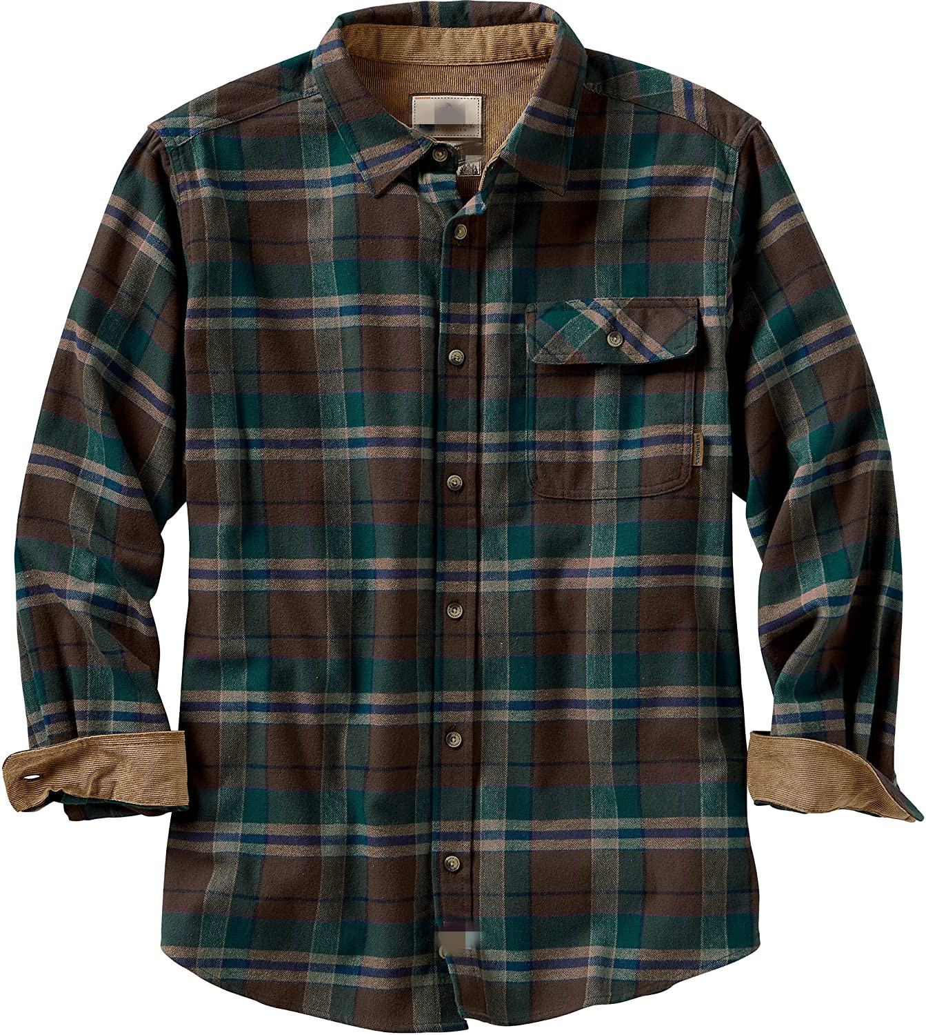 Camisa masculina de flanela Buck Camp