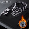 Camisola masculina casual de tricô com lapela